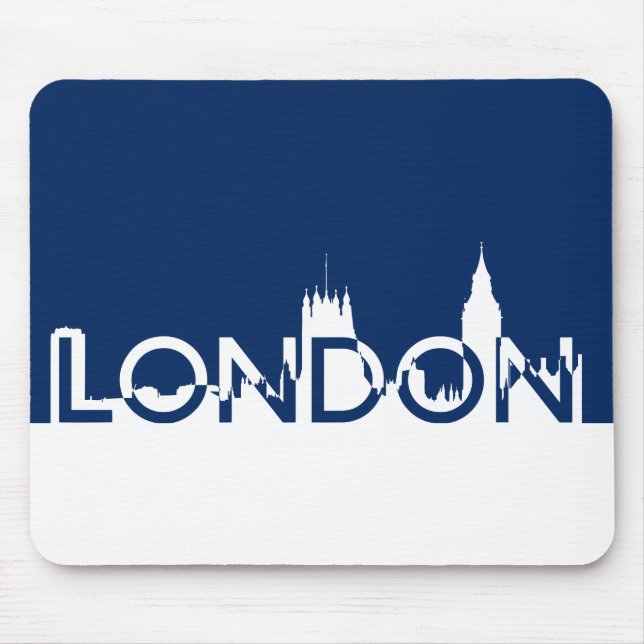 Londoner Silhouette Mousepad (Vorne)