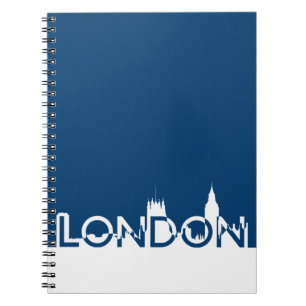 Londoner Silhouette Notizblock