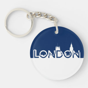 Londoner Silhouette Schlüsselanhänger