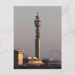 Londoner Skyline Postkarte