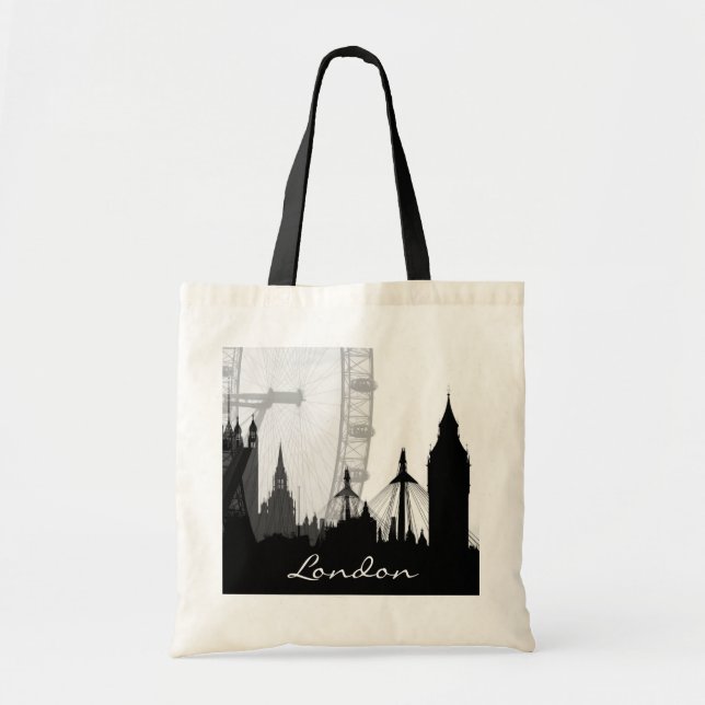 Londoner Skyline Tragetasche (Vorne)