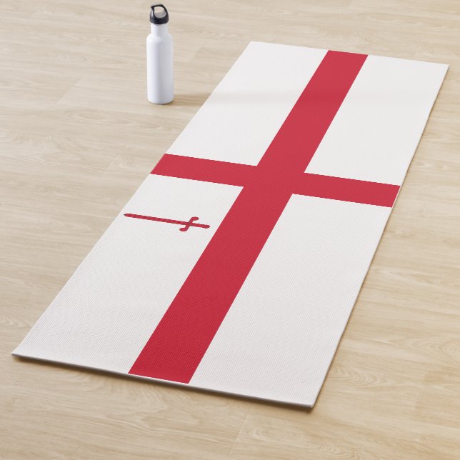Londoner Stadtflagge (British Hauptstadt City) Yogamatte (Beispiel)