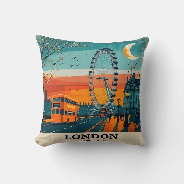 Londoner Straße Kissen (Vorderseite)
