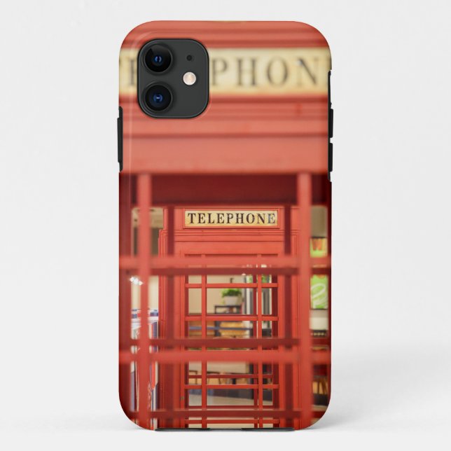 Londoner Telefonkabine Case-Mate iPhone Hülle (Rückseite)