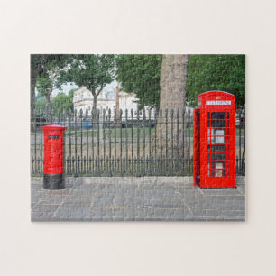 Londoner Telefonkabine und Postbox Puzzle