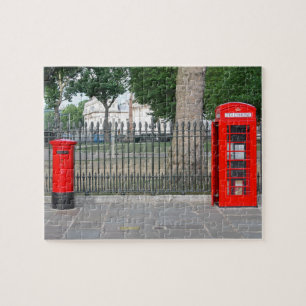 Londoner Telefonkabine und Postbox Puzzle