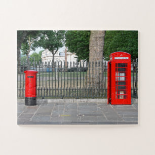 Londoner Telefonkabine und Postbox Puzzle