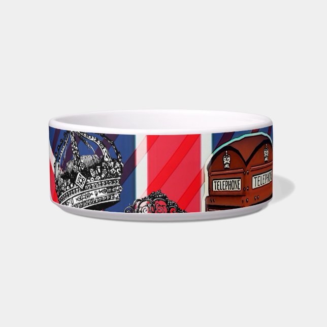 Londoner Telefonkabine viktorianische Kronen Gewer Napf (Links)