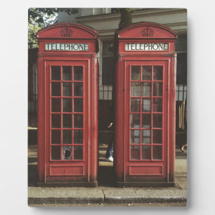 Londoner Telefonzelle Fotoplatte