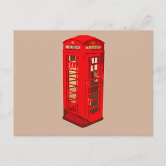 Londoner Telefonzelle Postkarte