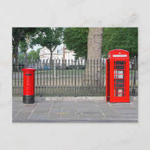 Londoner Telefonzelle Postkarte