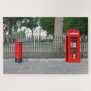 Londoner Telefonzelle und Briefkasten Puzzle