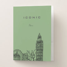 Londoner Tone Sketch Pocket Folders