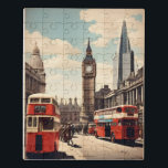 Londoner Vintage-Poster Puzzle<br><div class="desc">Londoner Vintage-Poster</div>