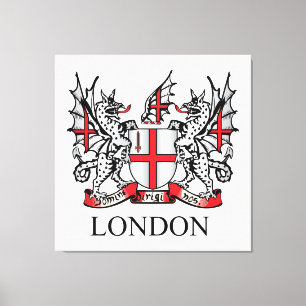 Londoner Wappen Leinwanddruck