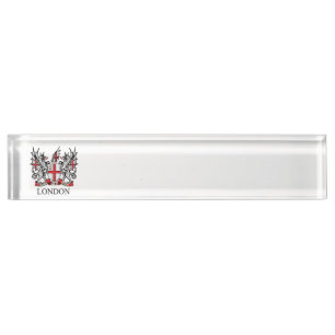 Londoner Wappen Namensplakette