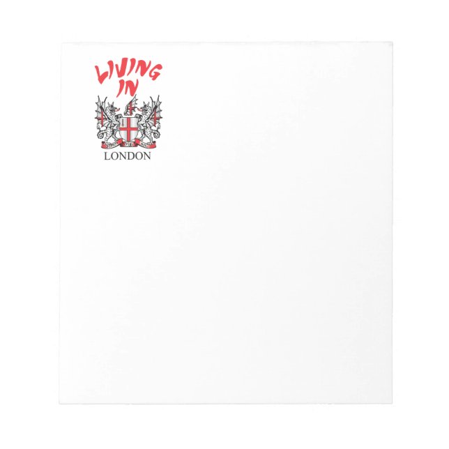 Londoner Wappen Notizblock (Vorderseite)