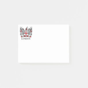 Londoner Wappen Post-it Klebezettel