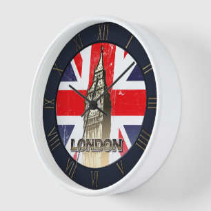 Londons berühmtes Big Ben Wanduhr