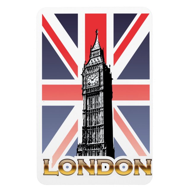 Londons Big Ben Magnet (Vertikal)