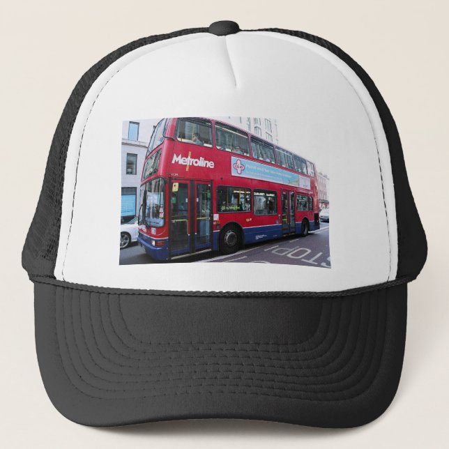 Londons Doppeldecker Truckerkappe (Vorderseite)
