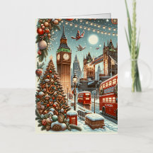Londons festlicher Glanz - Lebendige Weihnachtskar