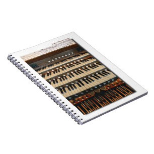Londons Tempelkirchen-Organnotizbuch Notizblock