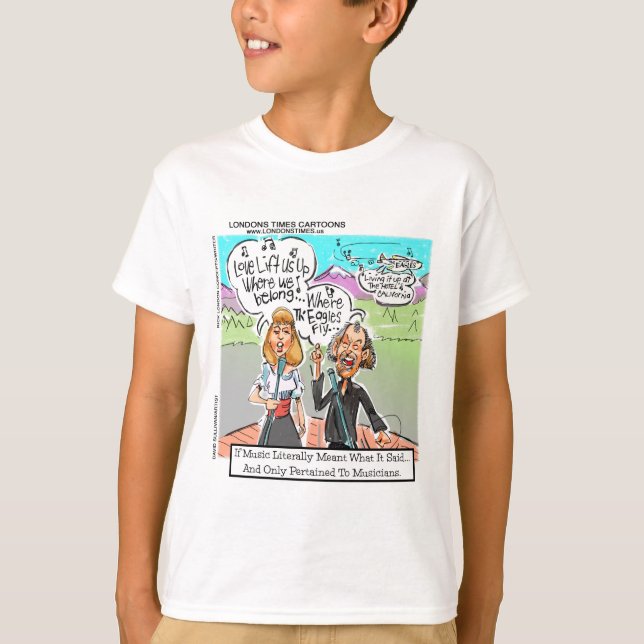 Londons Times Cartoon T-Shirts (Vorderseite)