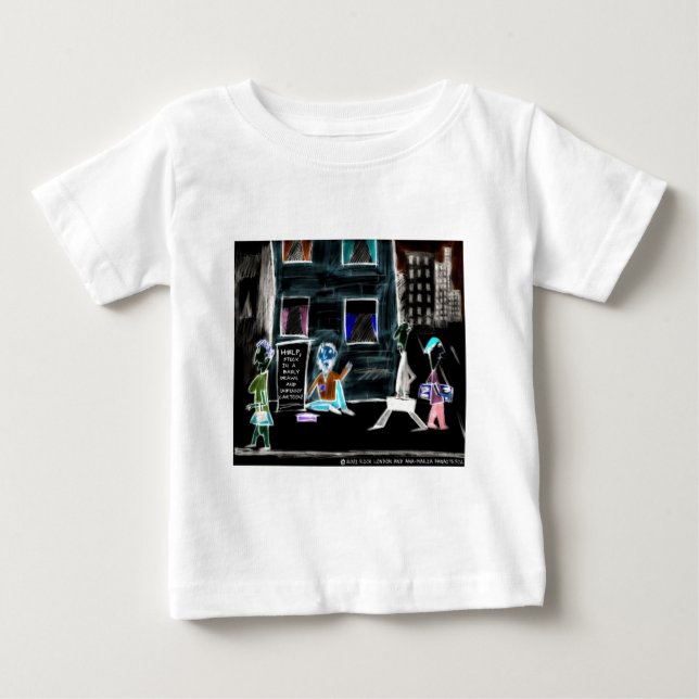 Londons Times Cartoon T-Shirts (Vorderseite)