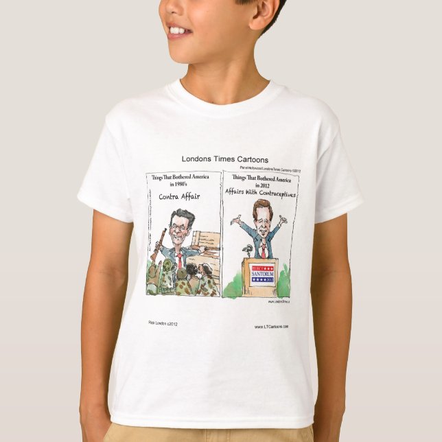 Londons Times Cartoon T-Shirts (Vorderseite)