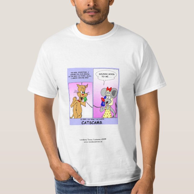 Londons Times Cartoon T-Shirts (Vorderseite)