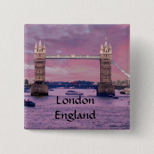 Londons Turm-Brücke Button
