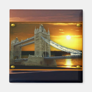 Londons Turm-Brücken-Magnet Magnet