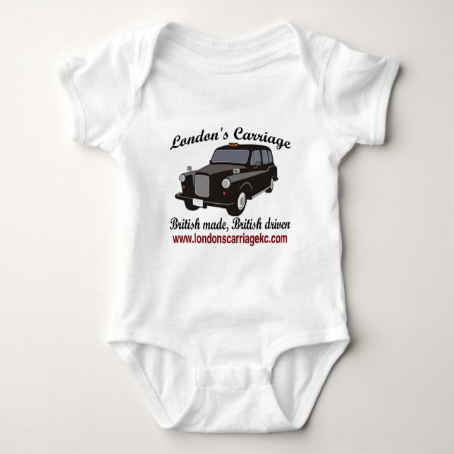 Londons Wagen Baby Strampler (Vorderseite)