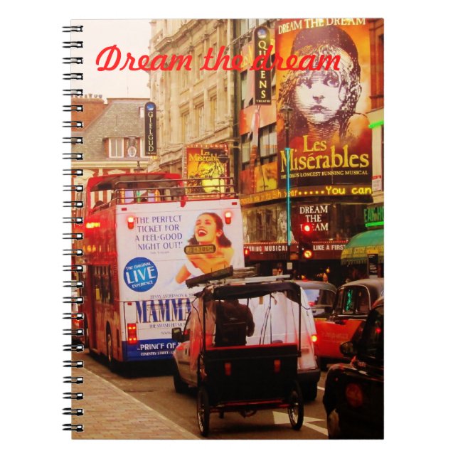 Londontraumnotizbuch Notizblock (Vorderseite)
