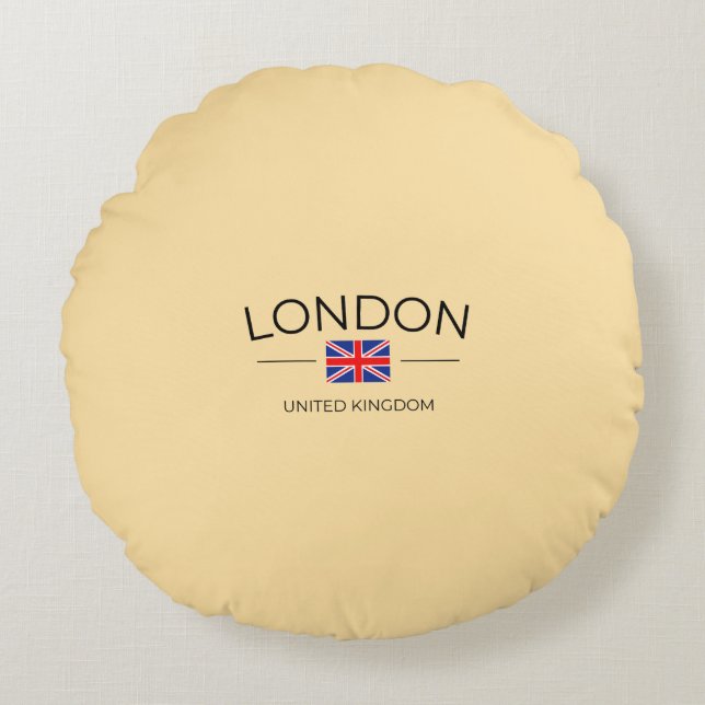 Londres Rundes Kissen (Vorderseite)