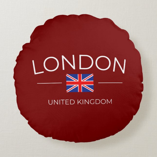 Londres Rundes Kissen (Vorderseite)
