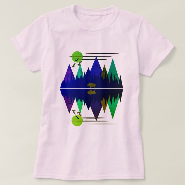 Lone Bison #2 T-Shirt (Design vorne)