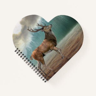 Lone Dee in Misty Forest Notebook Notizbuch