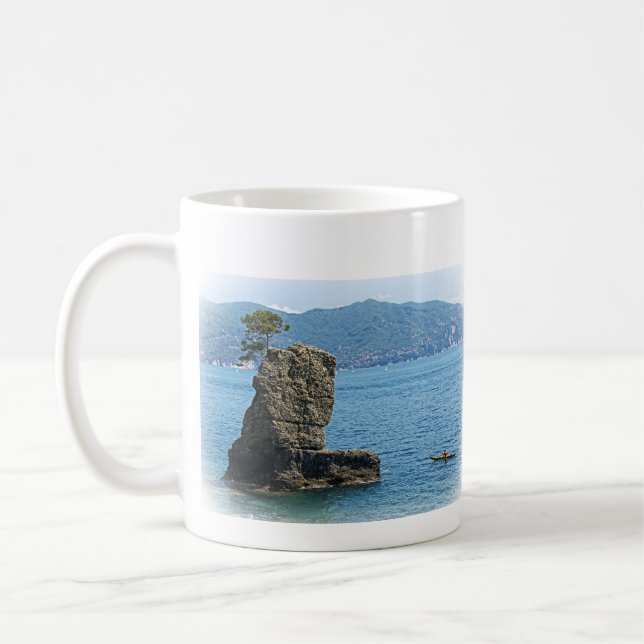 Lone Kayak - Santa Marherita Ligure, Italien Kaffeetasse (Links)