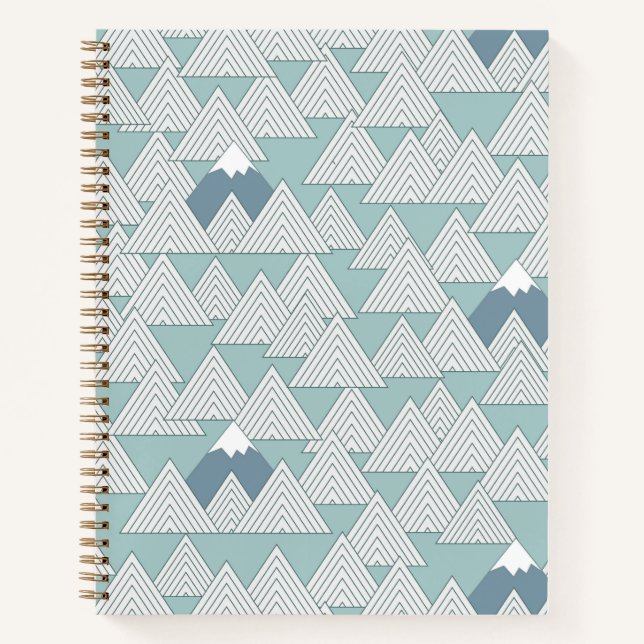 Lone Peaks Notebook Notizbuch (Vorderseite)