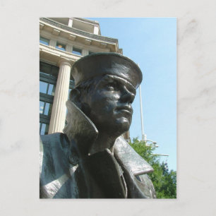 Lone Sailor Postkarte