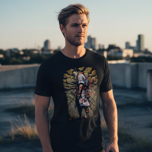 Lone Samurai T-Shirt – Ehre in Schatten Tri-Blend Shirt