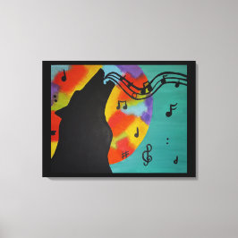 Lone Singer Canvas Print Leinwanddruck