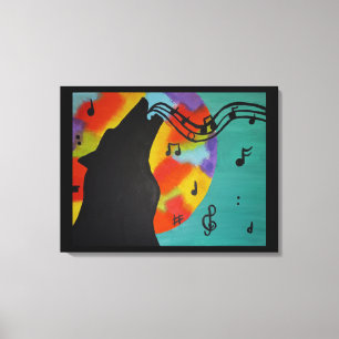 Lone Singer Canvas Print Leinwanddruck