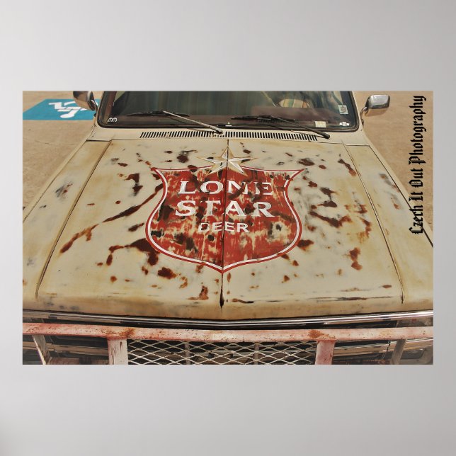 Lone Star Beer Chevy Poster (Vorne)