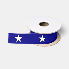 Lone Star Bonnie Blue Patriotic Ribbon Satinband