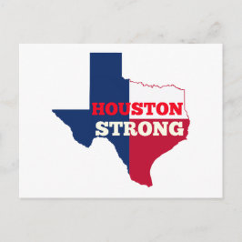 Lone Star "Houston Strong" Postkarte