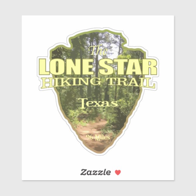 Lone Star HT (Pfeilspitzen) Aufkleber (Blatt)