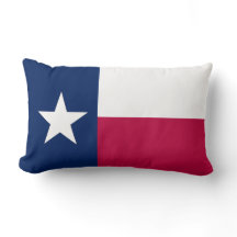 Lone Star Texas Staatsflaggen-Wurfkissen (3 Größen
